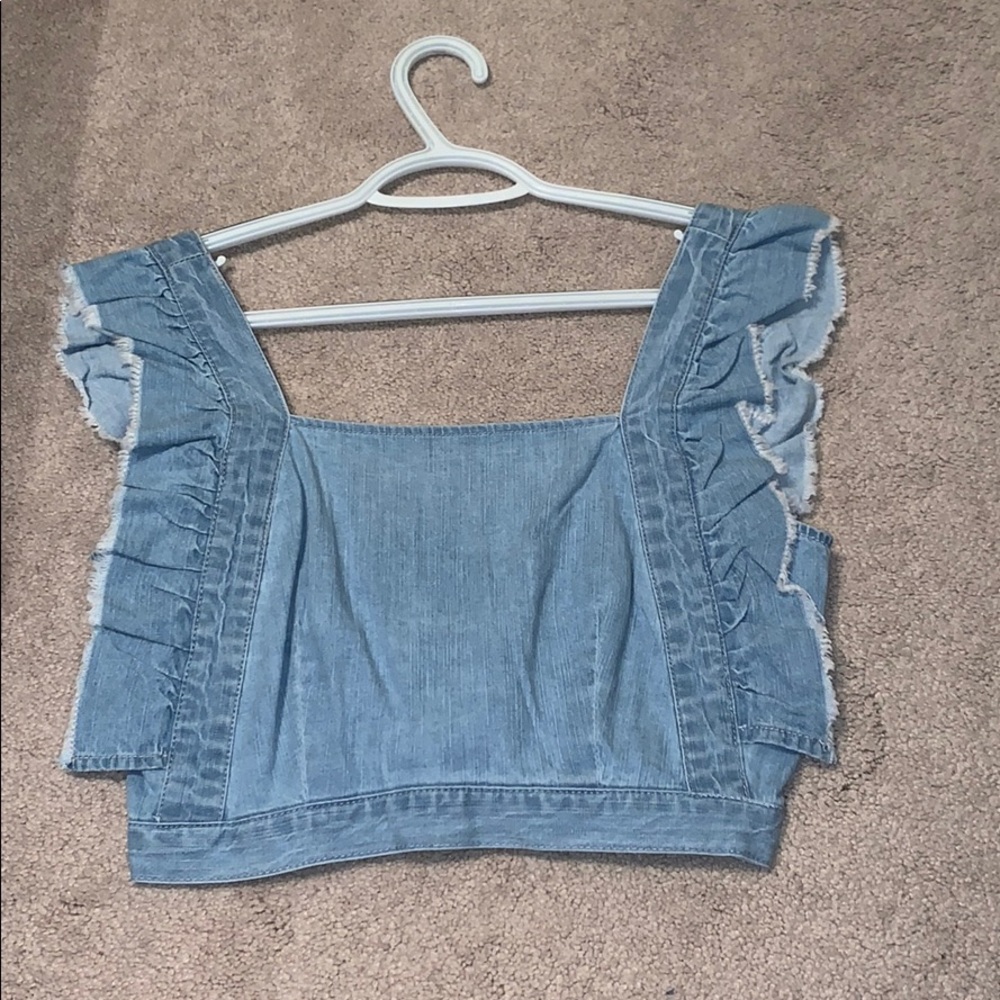 Urban Outfitters Denim Crop Top